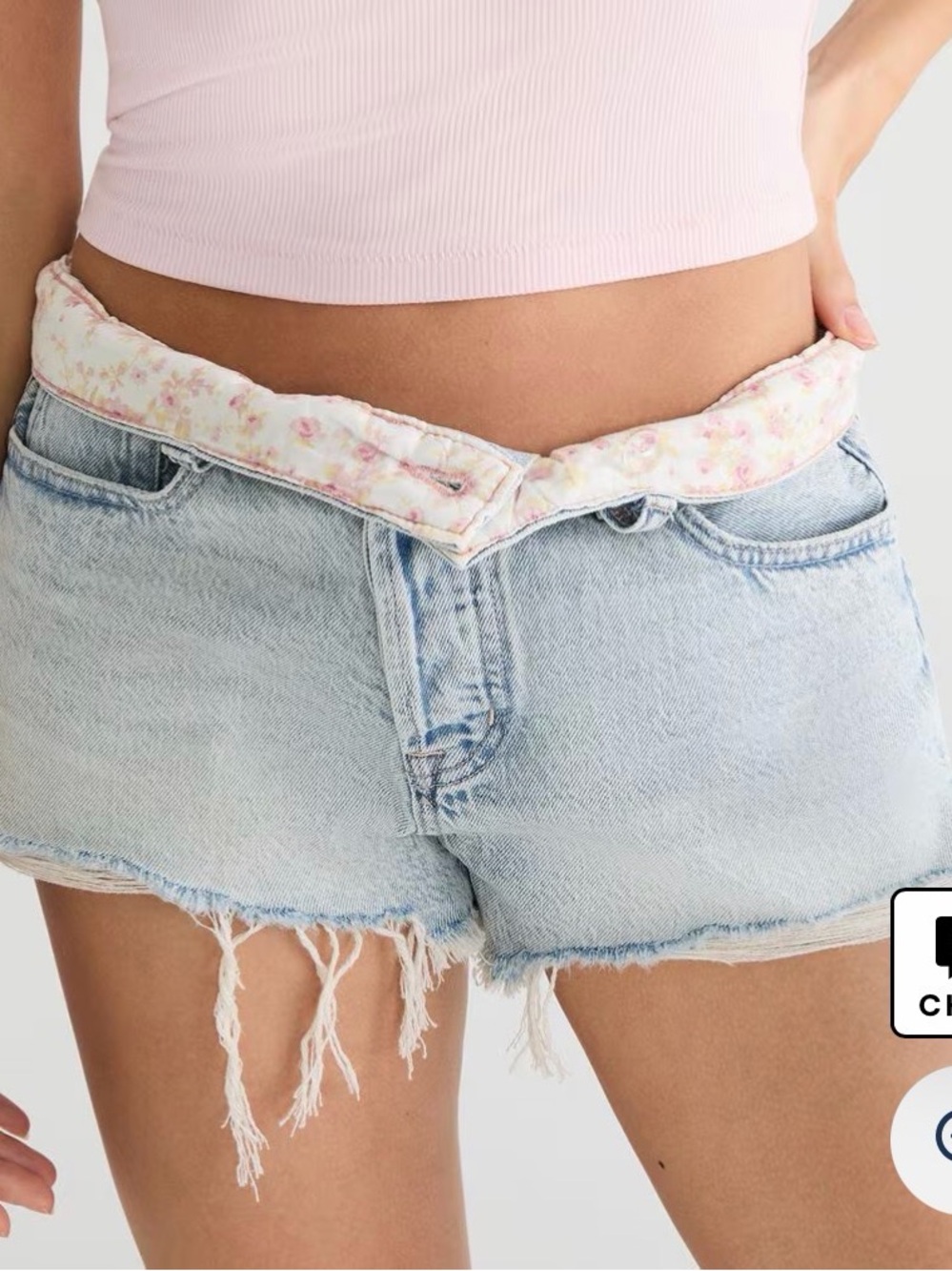 NWOT Aeropostale Vintage High Rise Shorty Shorts Size 4